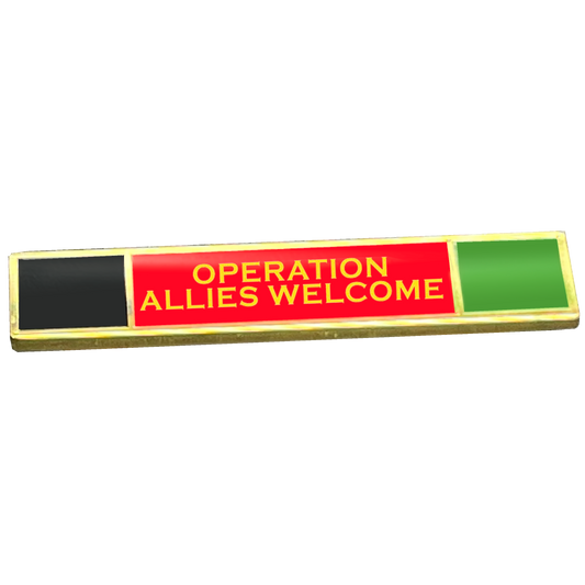 discontinued EL2-022 AFGHANISTAN OPERATION ALLIES WELCOME CBP Commendation Bar Pin Police Field Operations Field Ops OFO CBPO