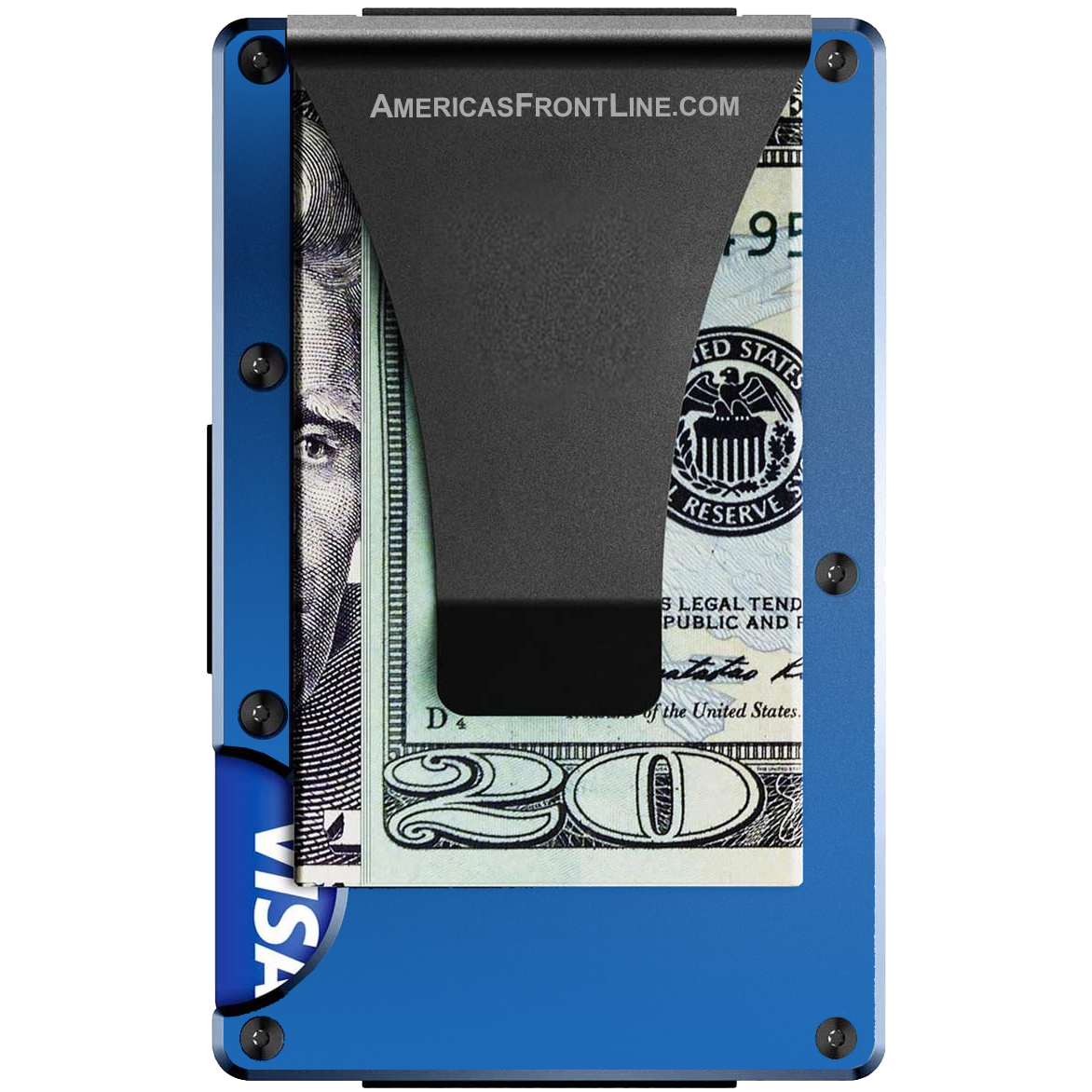 Men's Wallet RFID Blocking Slim Money Clip Credit ID Card Holder