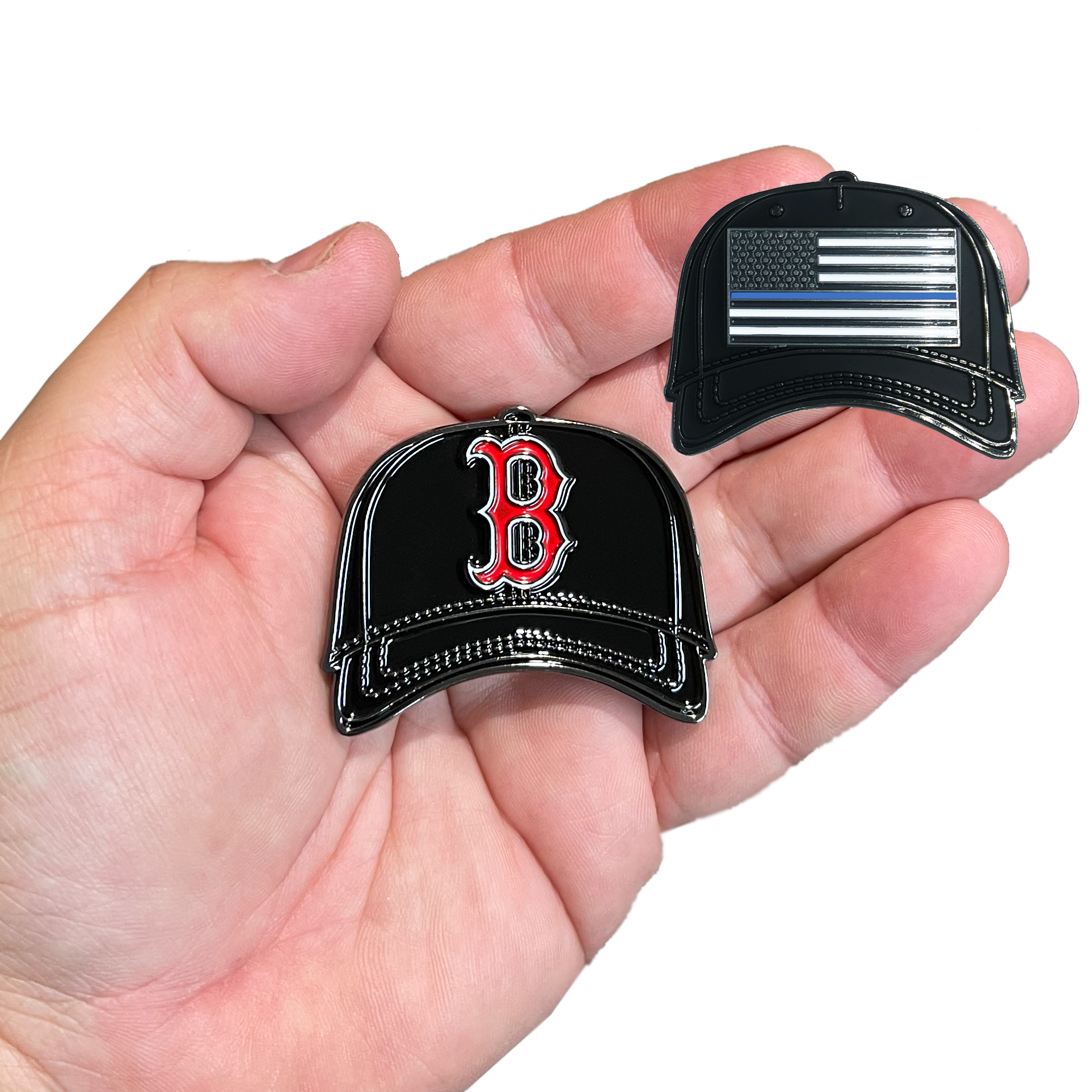 EL2-020 Boston Police Department Red Sox Hat Thin Blue Line