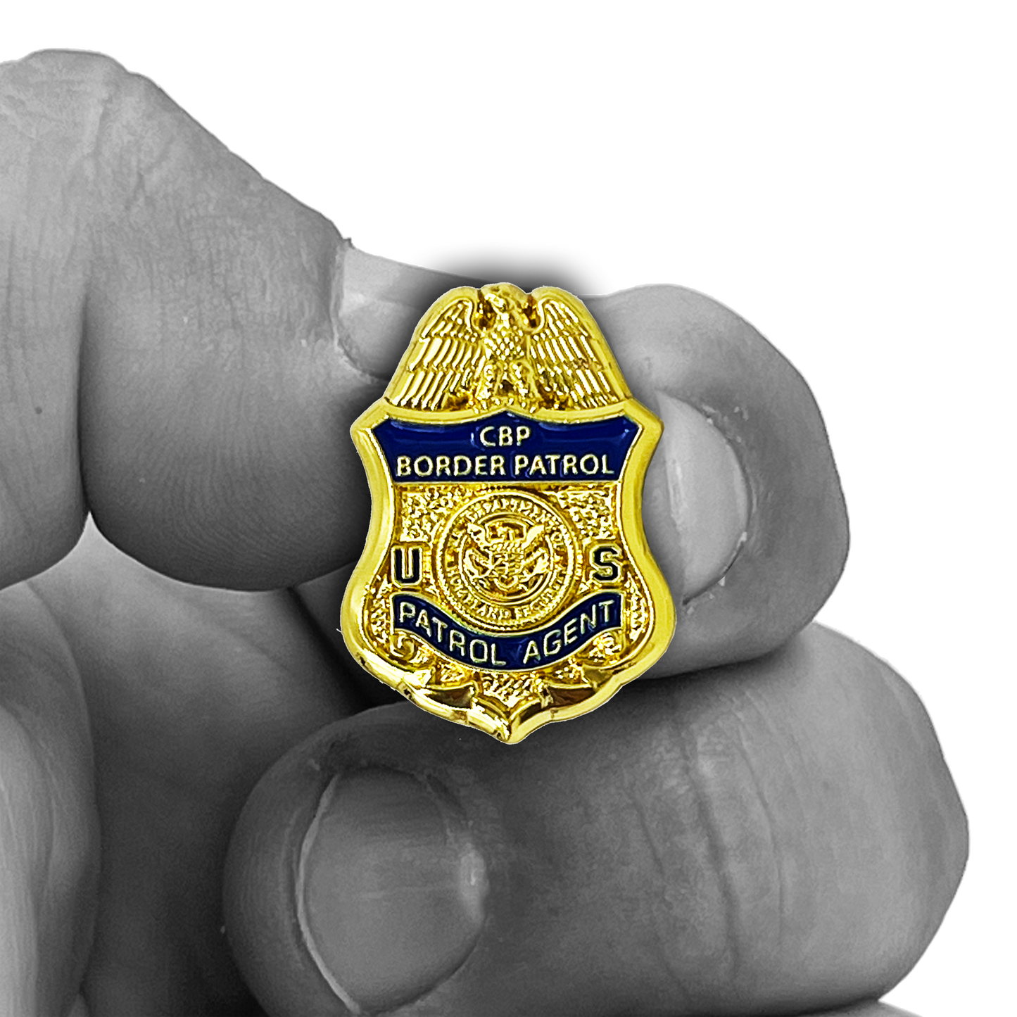 PBX-002-C Border Patrol Agent lapel pin tie tack CBP USBP Honor First