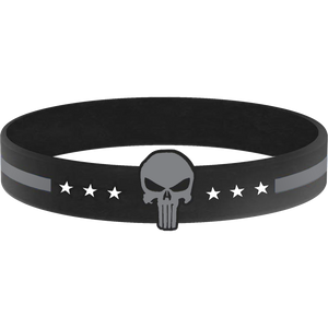 Thin Gray Line Silicon Bracelet (grey) Correctional Officer Corrections Jail Prison