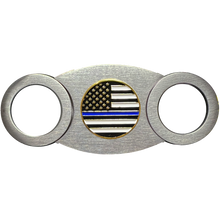 CTR-BX-01 THIN BLUE LINE Cigar Cutter NYPD LAPD CPD FBI CBP SWAT BPD police