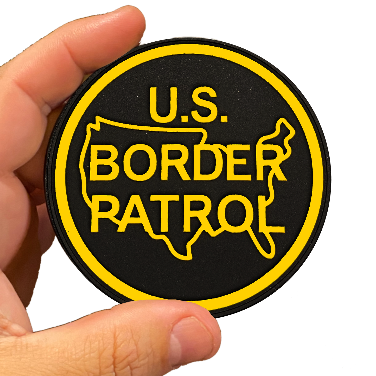 BL1-05A Border Patrol CBP PVC Coaster BPA Patrol Agent