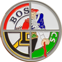 GL10-004 Boston Police Massachusetts State Trooper Sports Challenge Coin