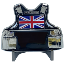 DL10-12 UK British Thin Blue Line England Great Britain London Police Challenge Coin hat British Bobby Helmet