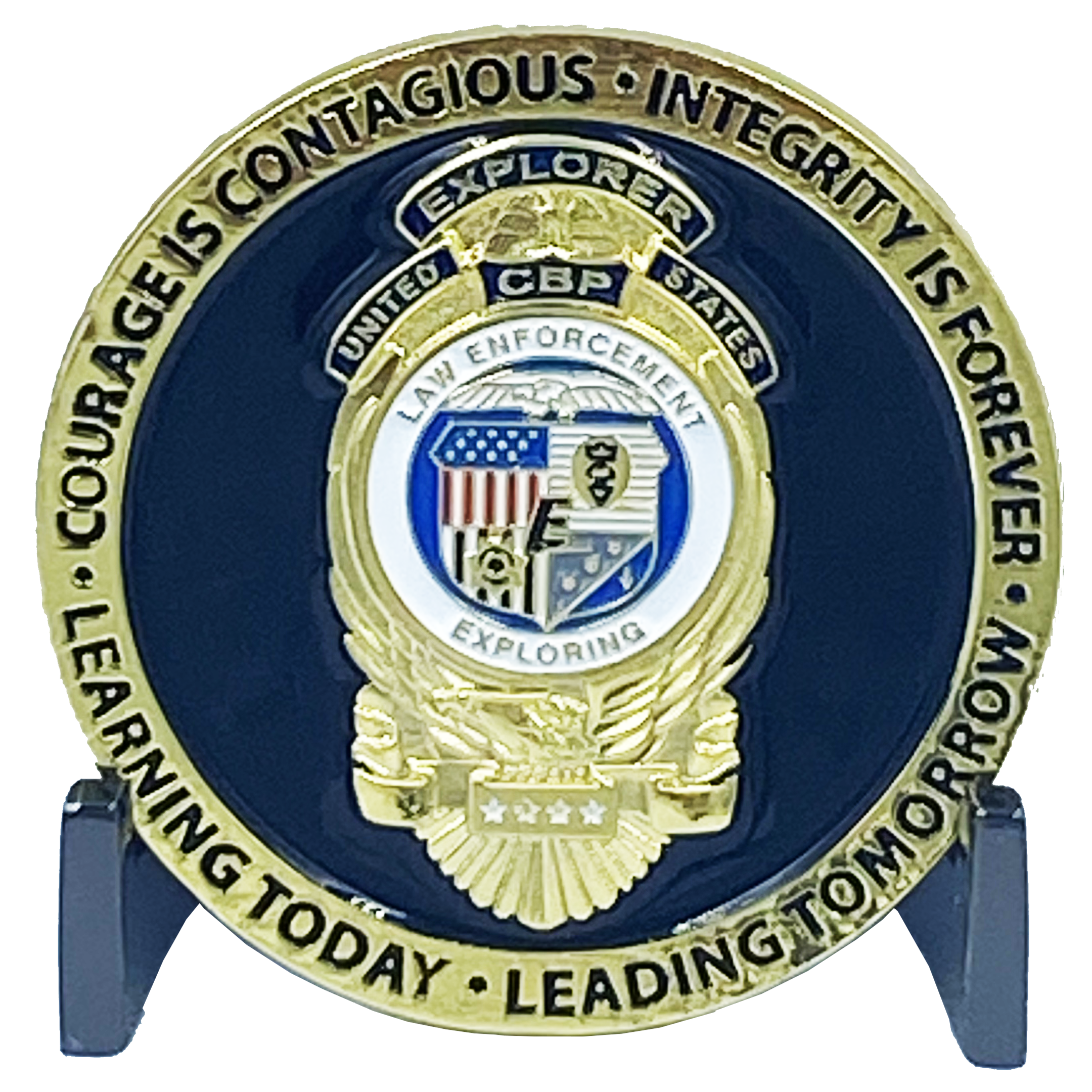 DL7-05 CBP United States Police Law Enforcement Explorer Officer Challenge Coin