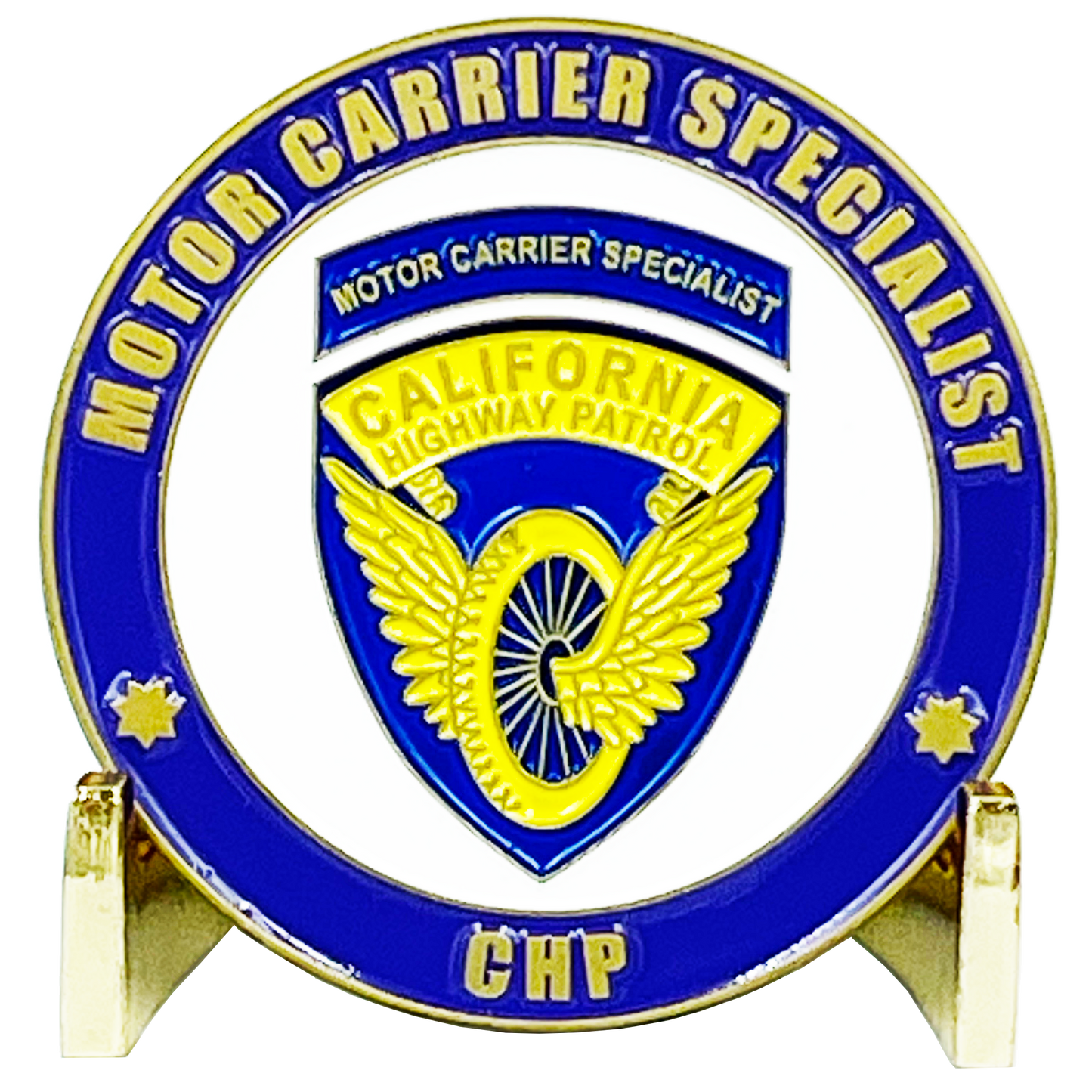 BL9-012 CHP California Highway Patrol Automative Technician Challenge Coin Motor Carrier Specialist