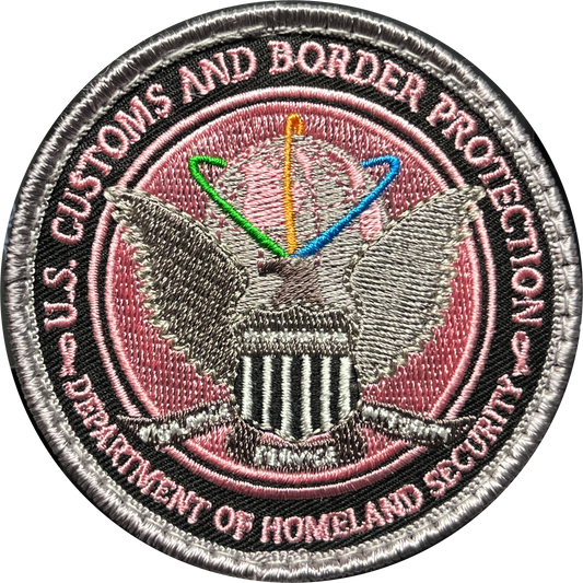 discontinued BL14-023 Pink Ribbon Breast Cancer Awareness Border Patrol Agent CBP Officer Air and Marine Patch