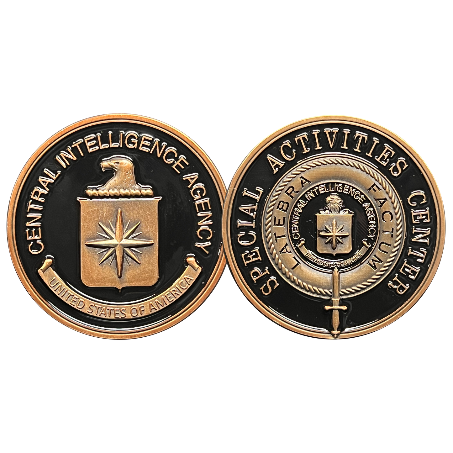GL14-007 Central Intelligence Agency CIA Challenge Coin Special Activities Center