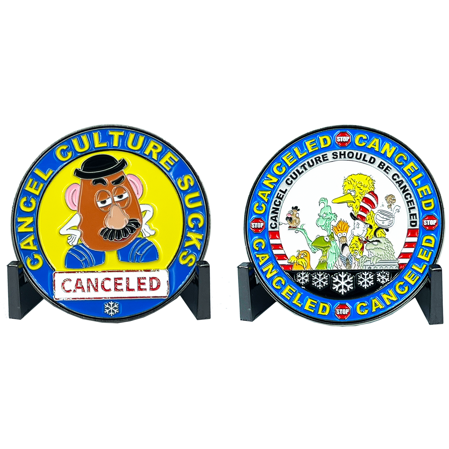 BL2-006 Cancel Culture Triggered Snowflake Challenge Coin