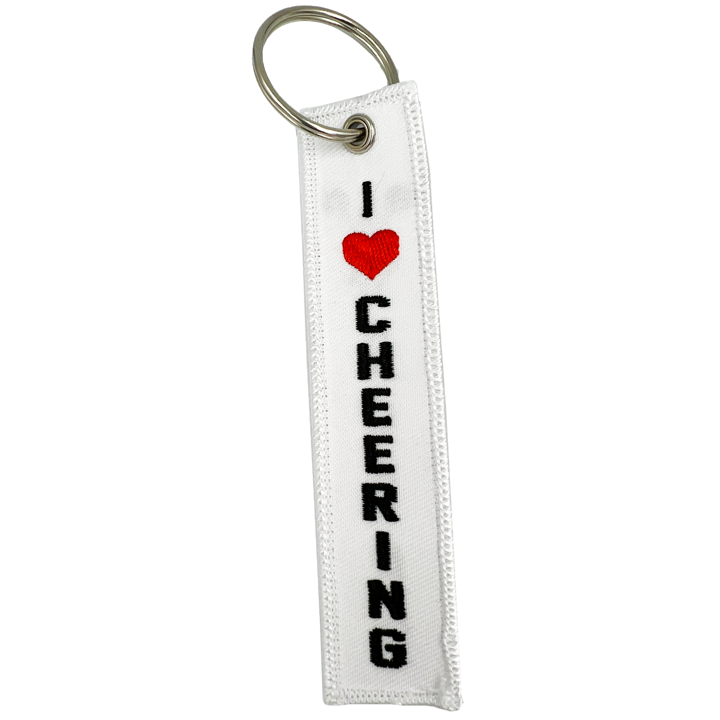 Discontinued GL8-008 Cheerleading Cheer Cheerleader Keychain or Luggage Tag or zipper pull School Spirit