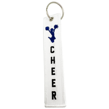 GL8-008 Cheerleading Cheer Cheerleader Keychain or Luggage Tag or zipper pull School Spirit