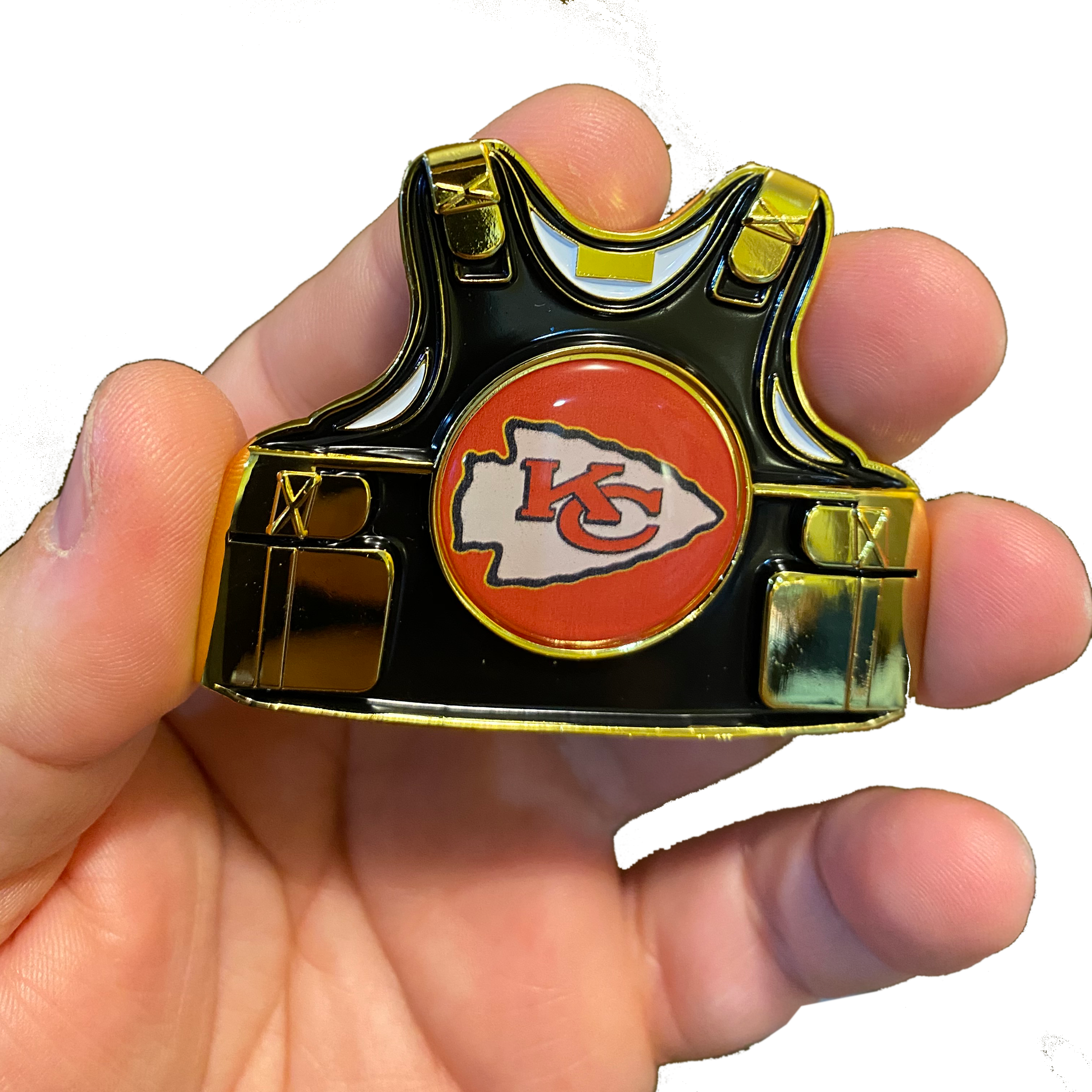 SUPER BOWL LIV KANSAS CITY CHIEFS BODY ARMOR CHALLENGE COIN KC police tactical military security detail