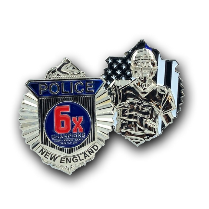G-009 Patriots Tom Brady New England inspired Challenge Coin Massachusetts