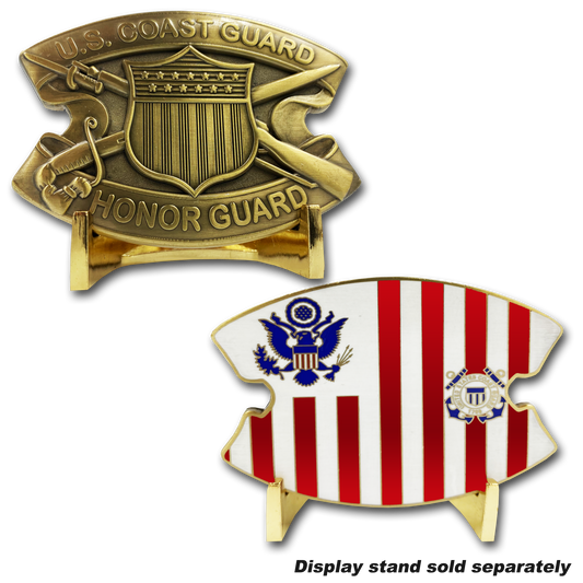 DD-018 Coast Guard Honor Guard Challenge Coin Coastie USCG Medallion