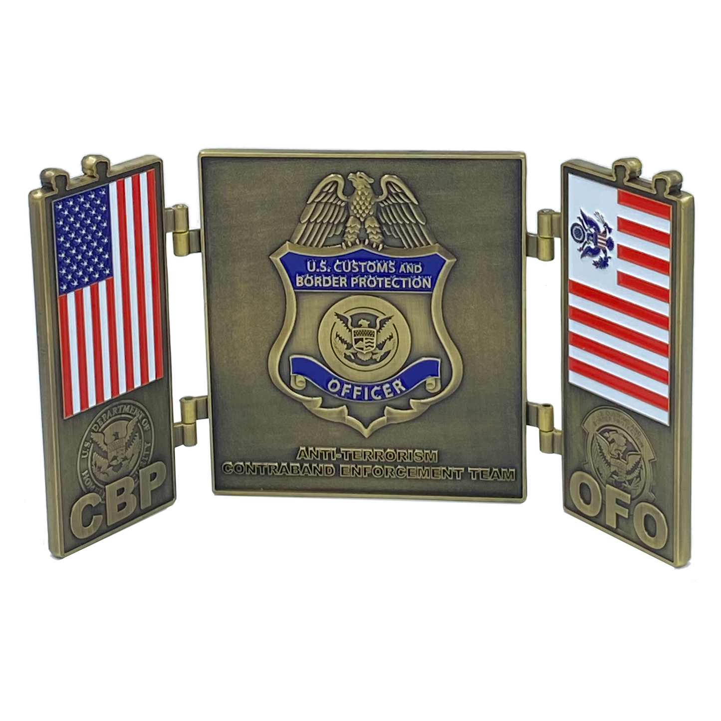 EL5-013 CBP CET Anti-Terrorism Contraband Enforcement Team CET A-TCET Field Ops Challenge Coin Port of Entry Seaport Airport