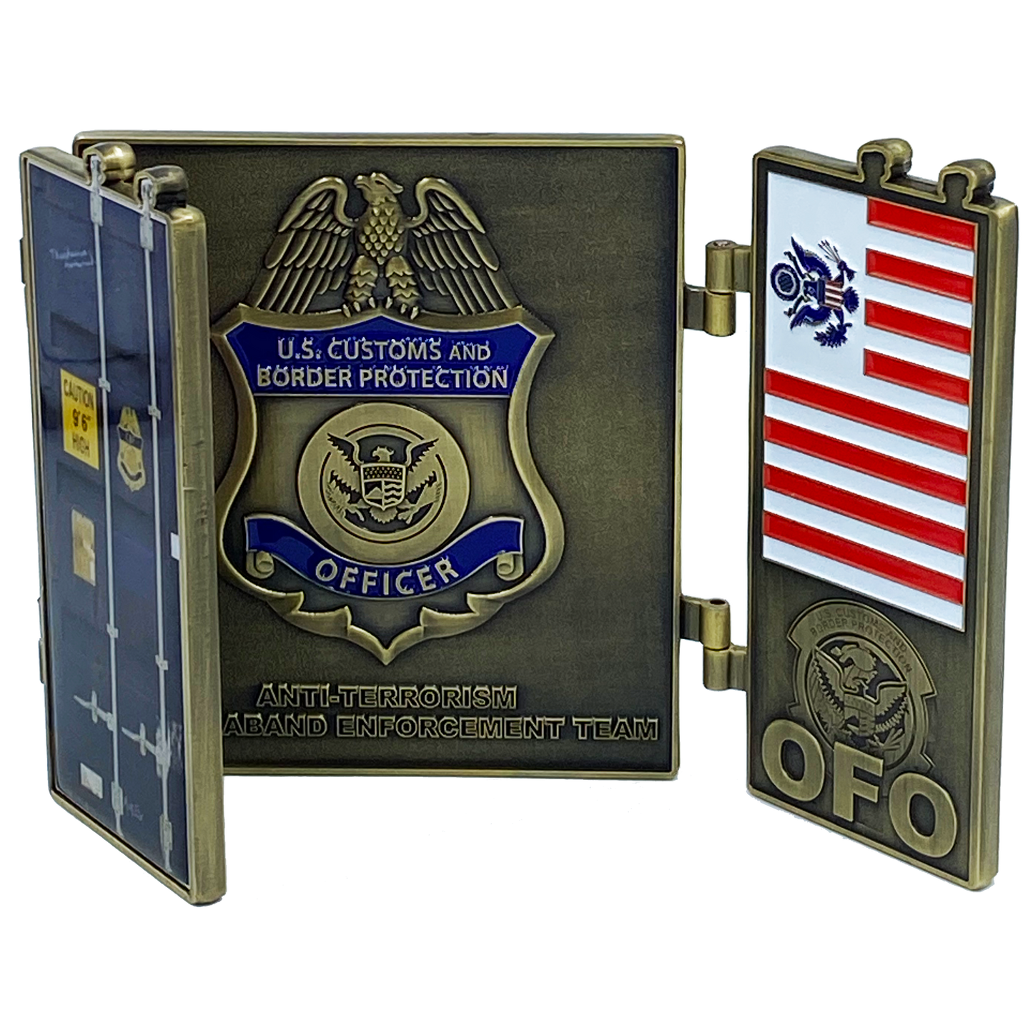 EL5-013 CBP CET Anti-Terrorism Contraband Enforcement Team CET A-TCET Field Ops Challenge Coin Port of Entry Seaport Airport