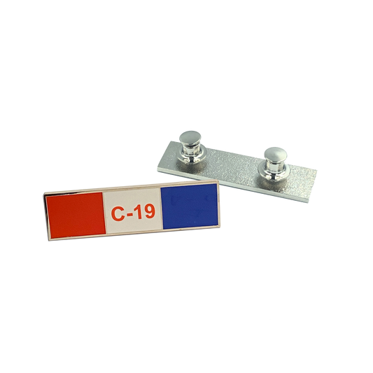 Discontinued CL2-011 Pandemic Commendation Bar Pin, Police, EMT, Paramedic, Nurse, Essential Worker, Fire Fighter