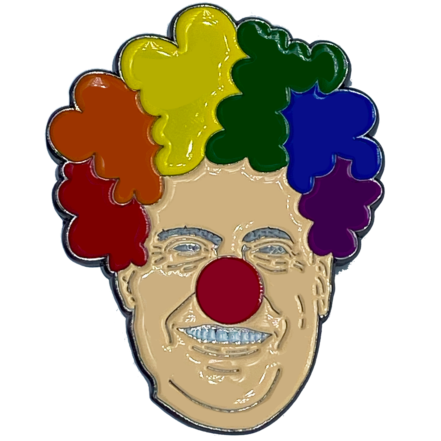 DL4-14 Mayor Bill DeBlasio Clown Pin NYC NYPD