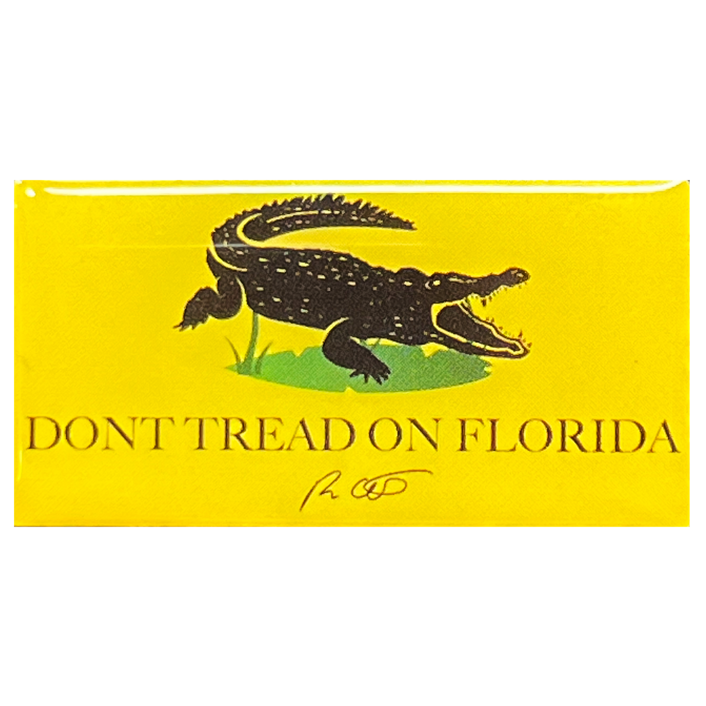 GL1-018 Florida Governor Ron DeSantis inspired Don't Tread on Florida 2nd Amendment Flag pin