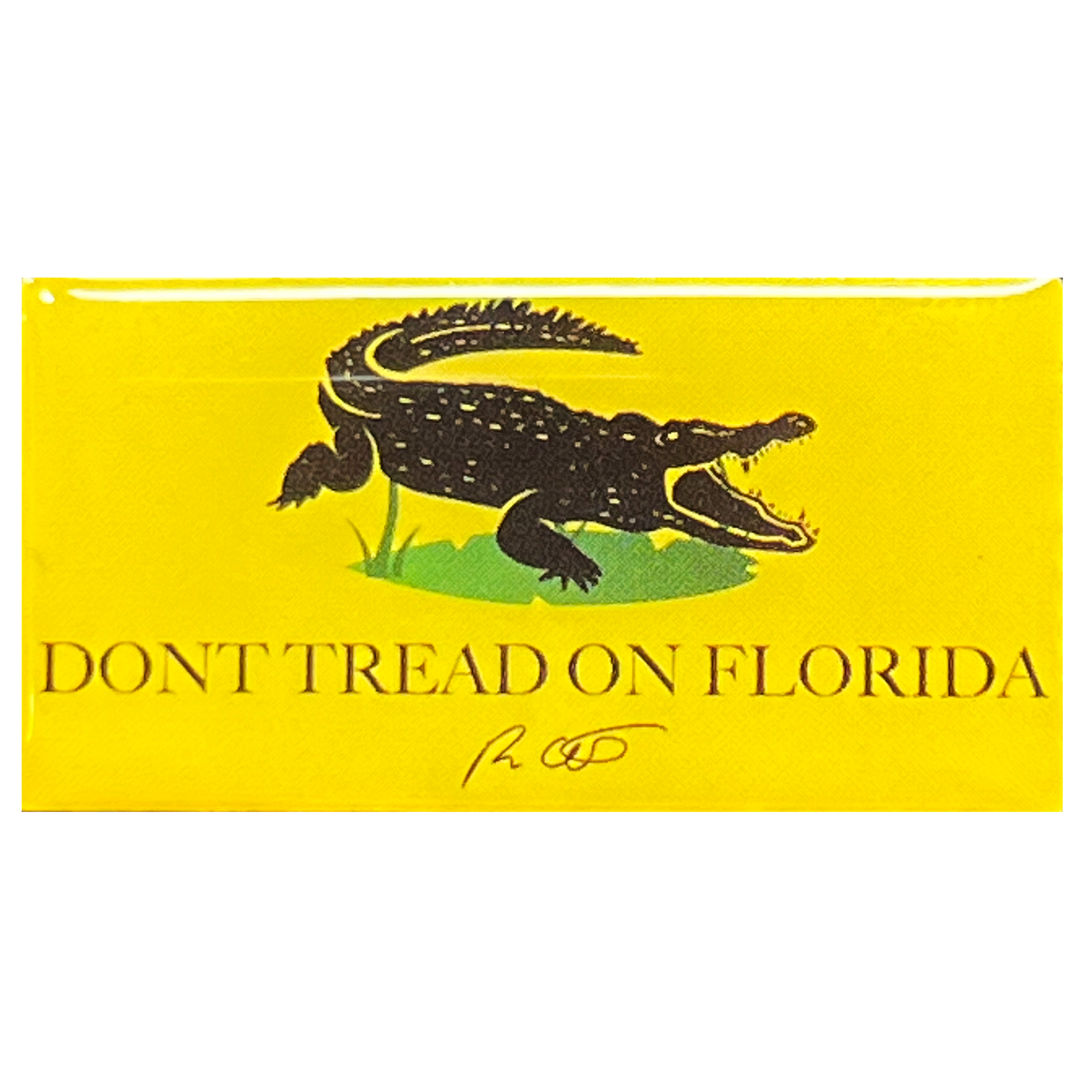 GL1-018 Florida Governor Ron DeSantis inspired Don't Tread on Florida 2nd Amendment Flag pin