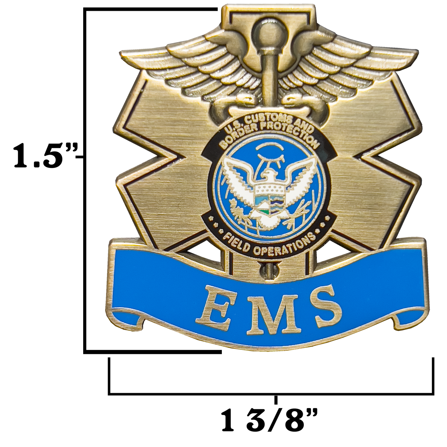 GG-018 OFO EMS Uniform style pin Field Ops EMT Paramedic replica pin