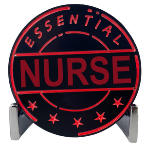 CL7-15 Essential Workers Nurse Challenge Coin perfect for Mother's or Father's Day or Mom's Dad's Birthday