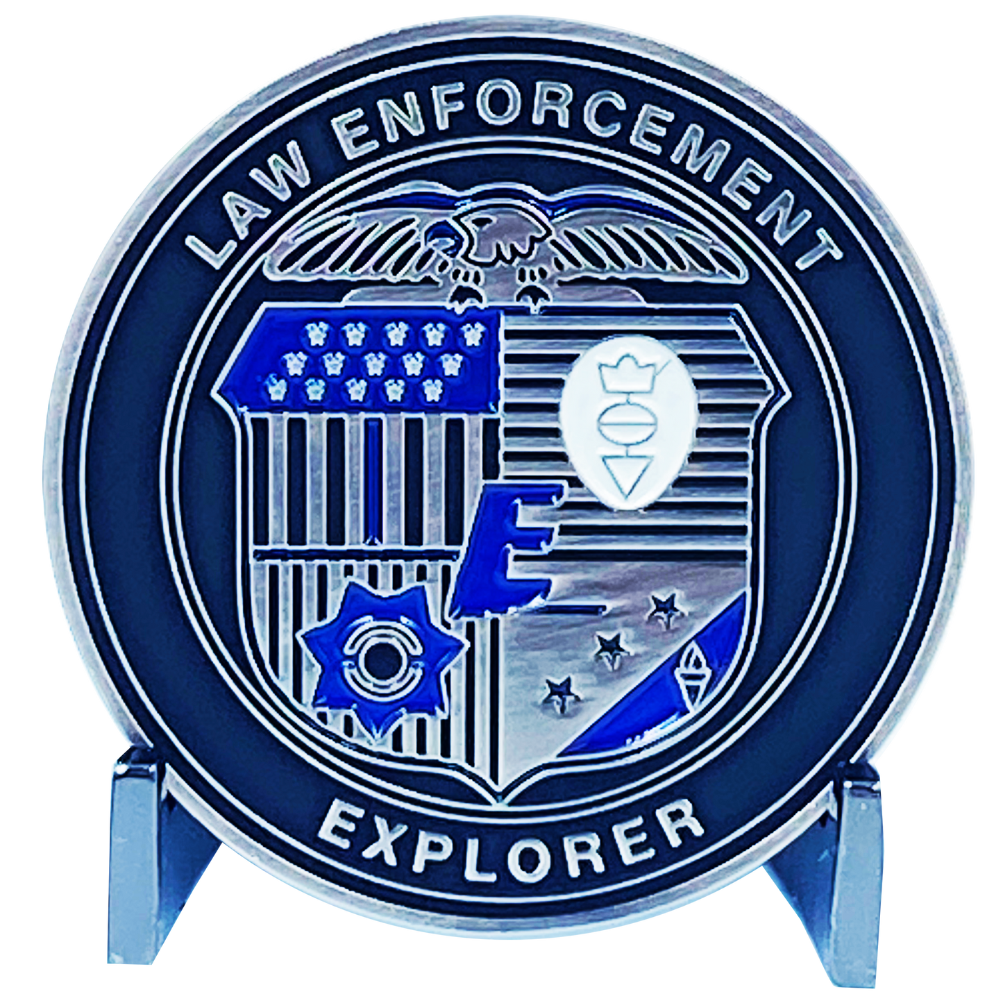 DL6-05 Future LEO Police Law Enforcement Explorer Officer Challenge Coin