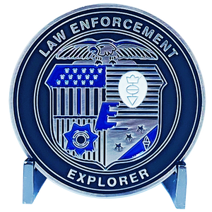 DL6-05 Future LEO Police Law Enforcement Explorer Officer Challenge Coin