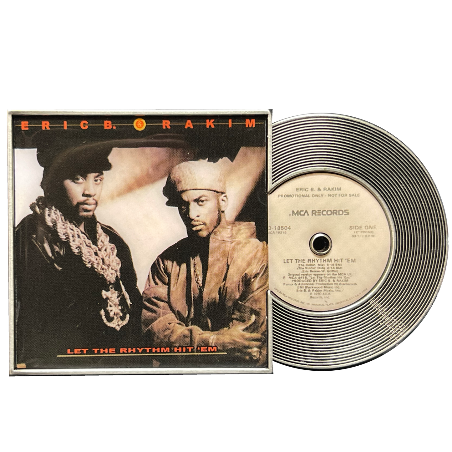 BL15-013 Eric B and Rakim Hip Hop Legends Series Commemorative Rap Record Album Jacket Coin Let the Rhythm Hit 'Em