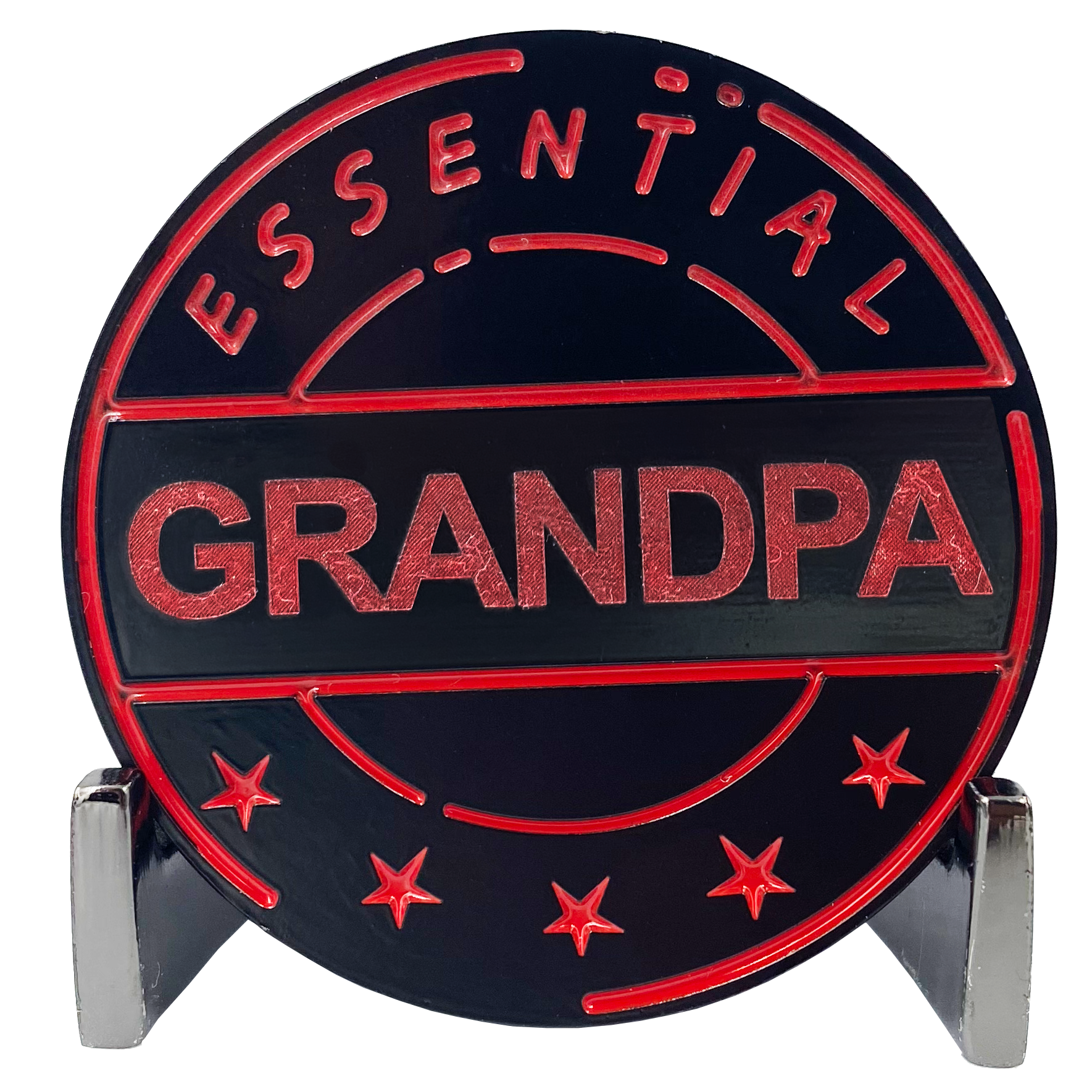 CL8-13 Essential Workers Grandpa Challenge Coin perfect for Father's Day or Grandfather's Birthday