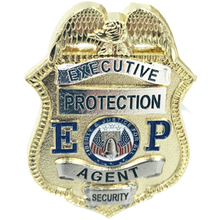 BL2-012A Large 2.75 inch full size Executive Protection Agent Security Officer Enforcement Uniform Wallet Pin
