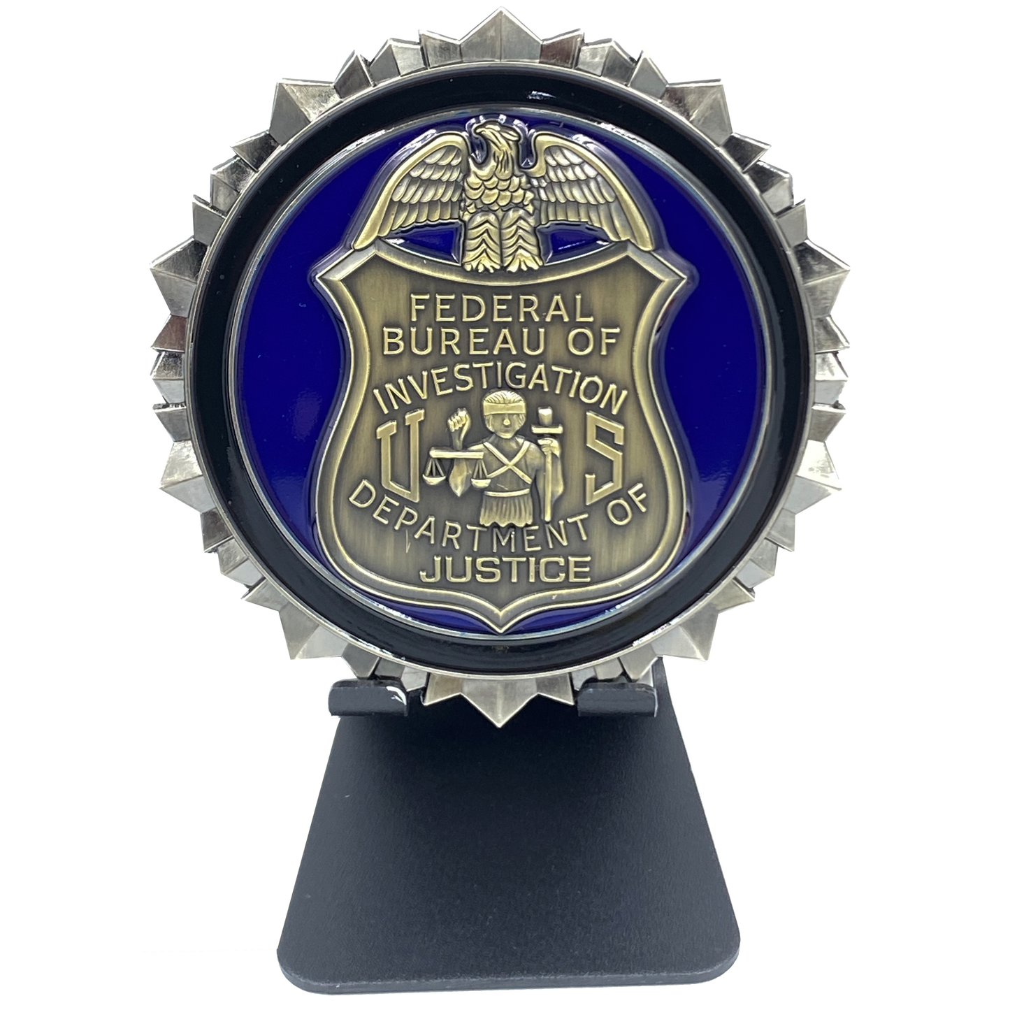 EL9-005 FBI Challenge Coin Special Agent Intel Analyst Federal Thin Blue Line