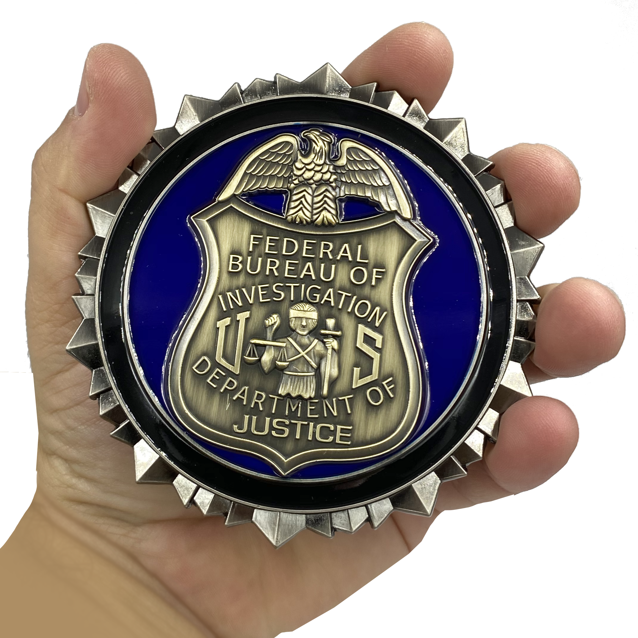 EL9-005 FBI Challenge Coin Special Agent Intel Analyst Federal Thin Blue Line