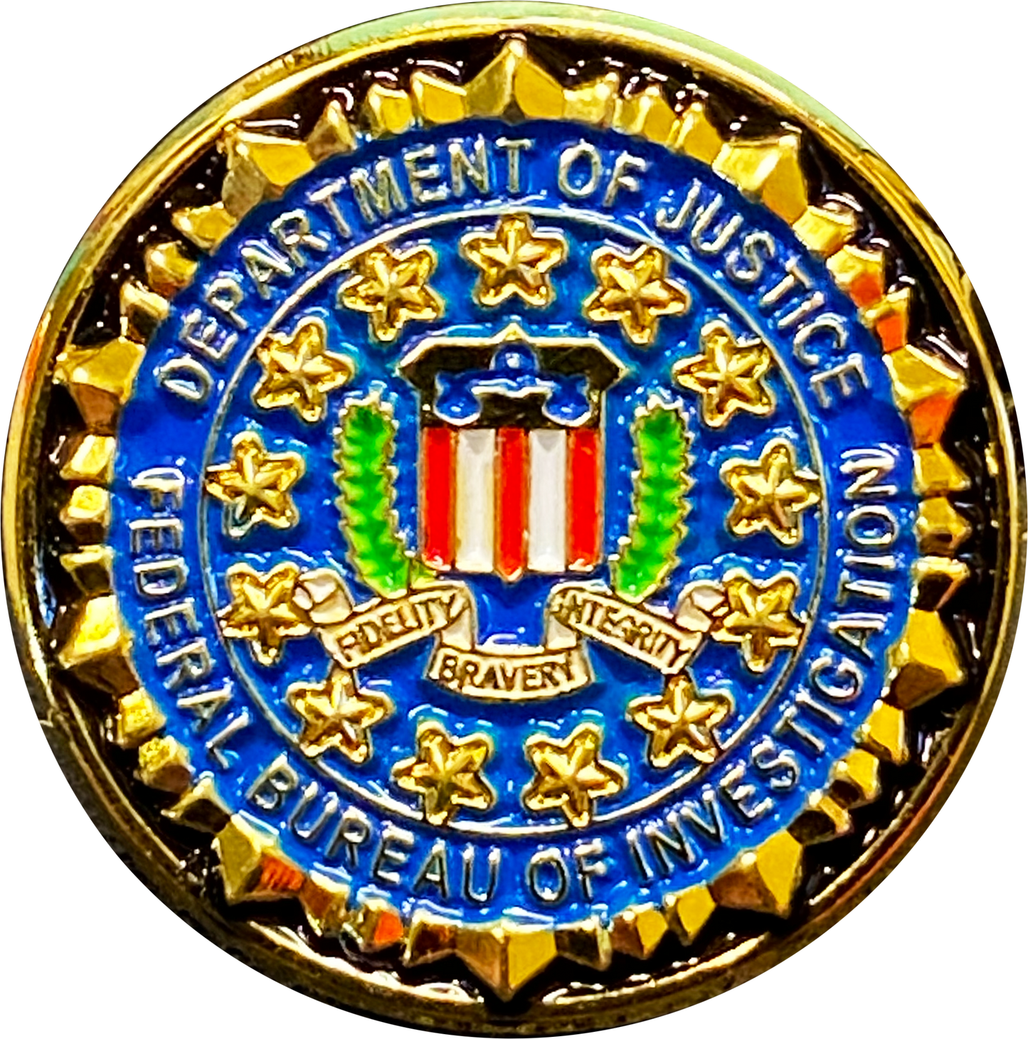 M-29 FBI lapel pin with deluxe locking safety clasp