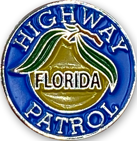 CL-017 FHP Florida Highway Patrol Police Lapel Pin