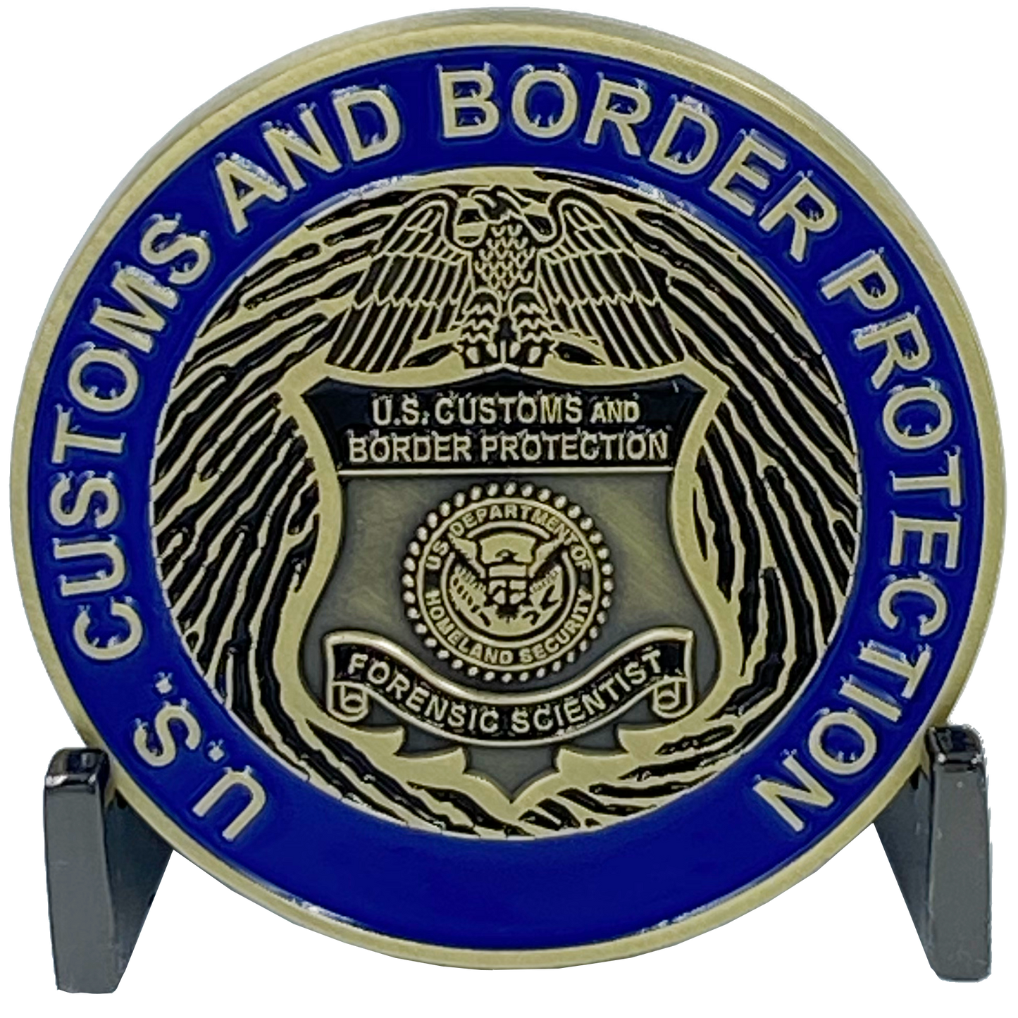 DL7-06 CBP Forensics Scientist Laboratories and Scientific Services Border Patrol Field Operations AMO Challenge Coin