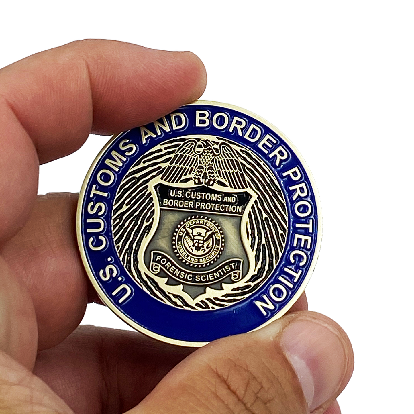 DL7-06 CBP Forensics Scientist Laboratories and Scientific Services Border Patrol Field Operations AMO Challenge Coin