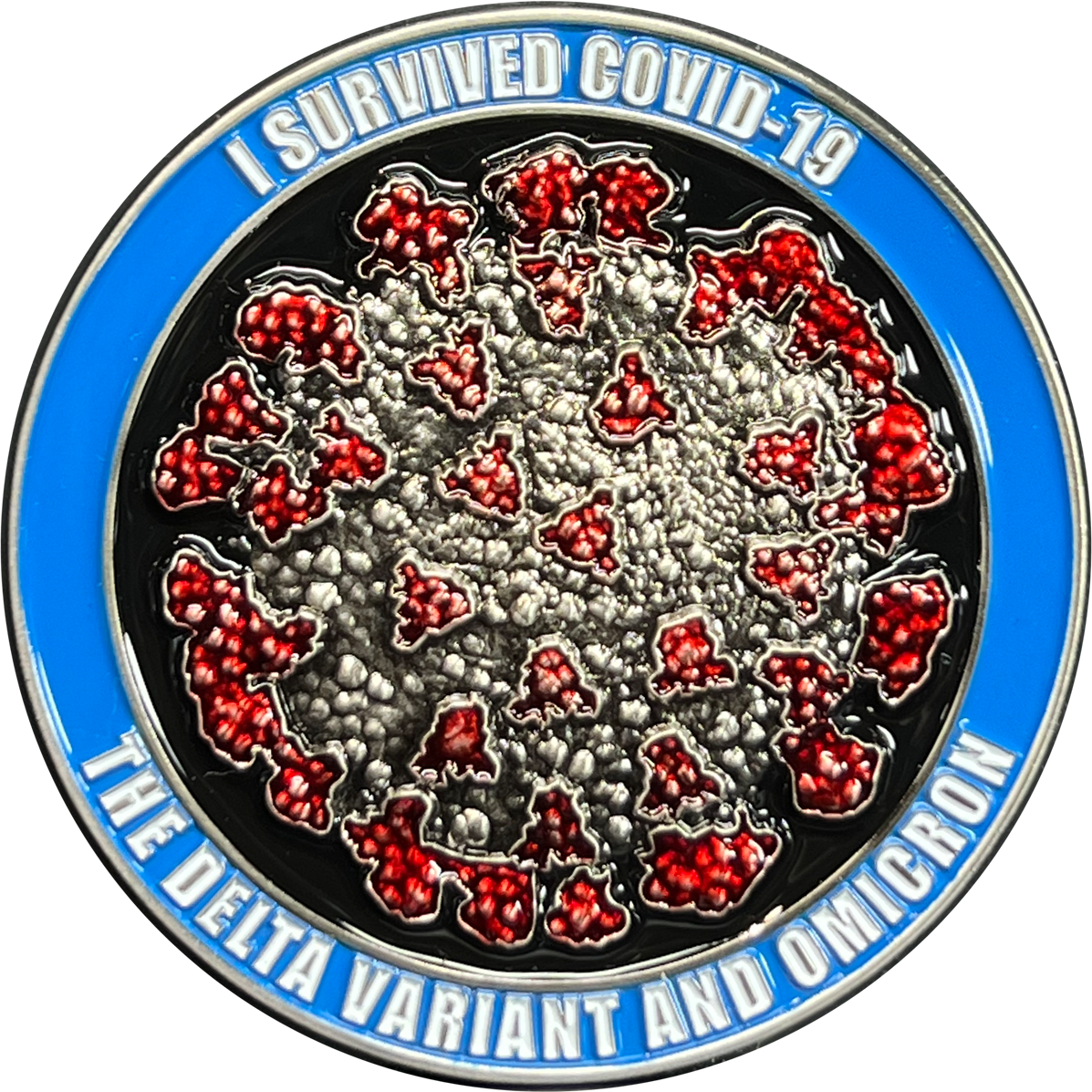 GL3-003 2022 Omicron Covid-19 Coronavirus Delta Variant Essential Worker Challenge Coin I Survived The Great 2021 Toilet Paper Shortage of 2020