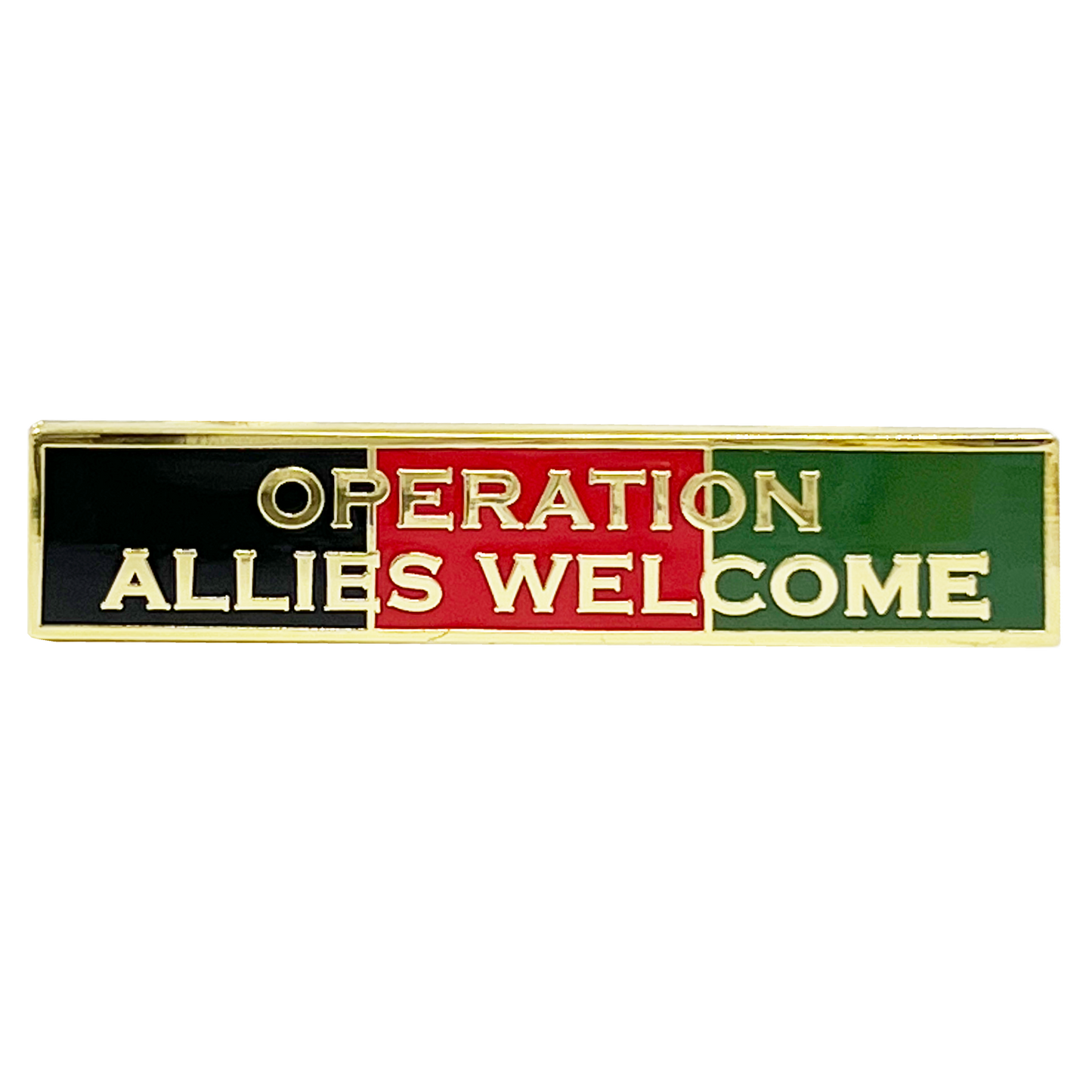 EL13-005 Operation Allies Welcome AFGHAN Unit Citation Commendation Bar Pin Police CBP