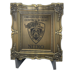 BL4-012 Good Fellas NYPD Fuggedaboutit Movie Poster Challenge Coin NITRO Organized Crime Control Bureau