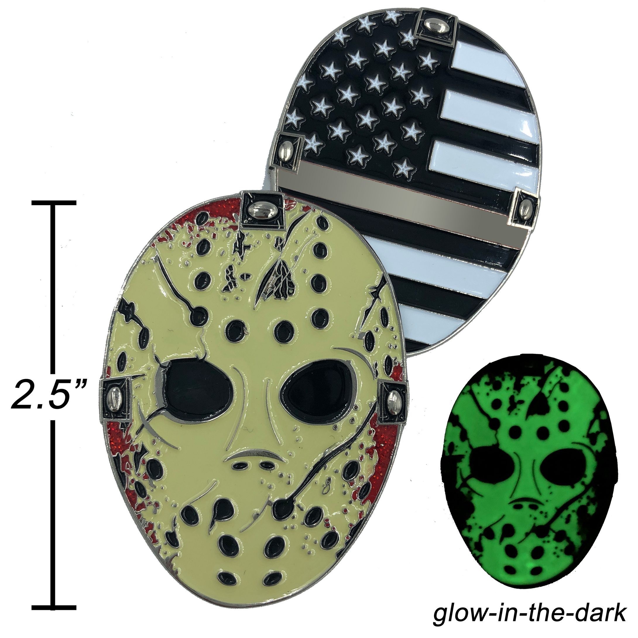 K-022 Thin Gray Line COrrections Jason Voorhees CO Goalie Mask Friday the 13th Correctional Officer