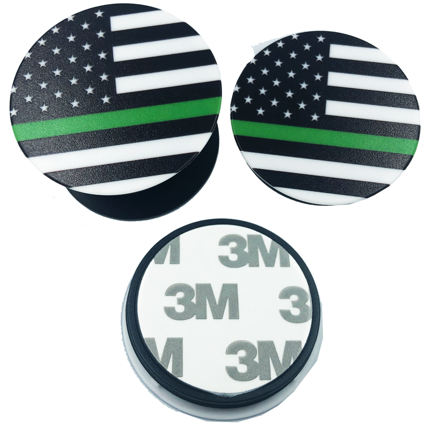 Thin Green Line pop open cell phone holder iphone android ipad smart phone Army Security Sheriff Border Patrol