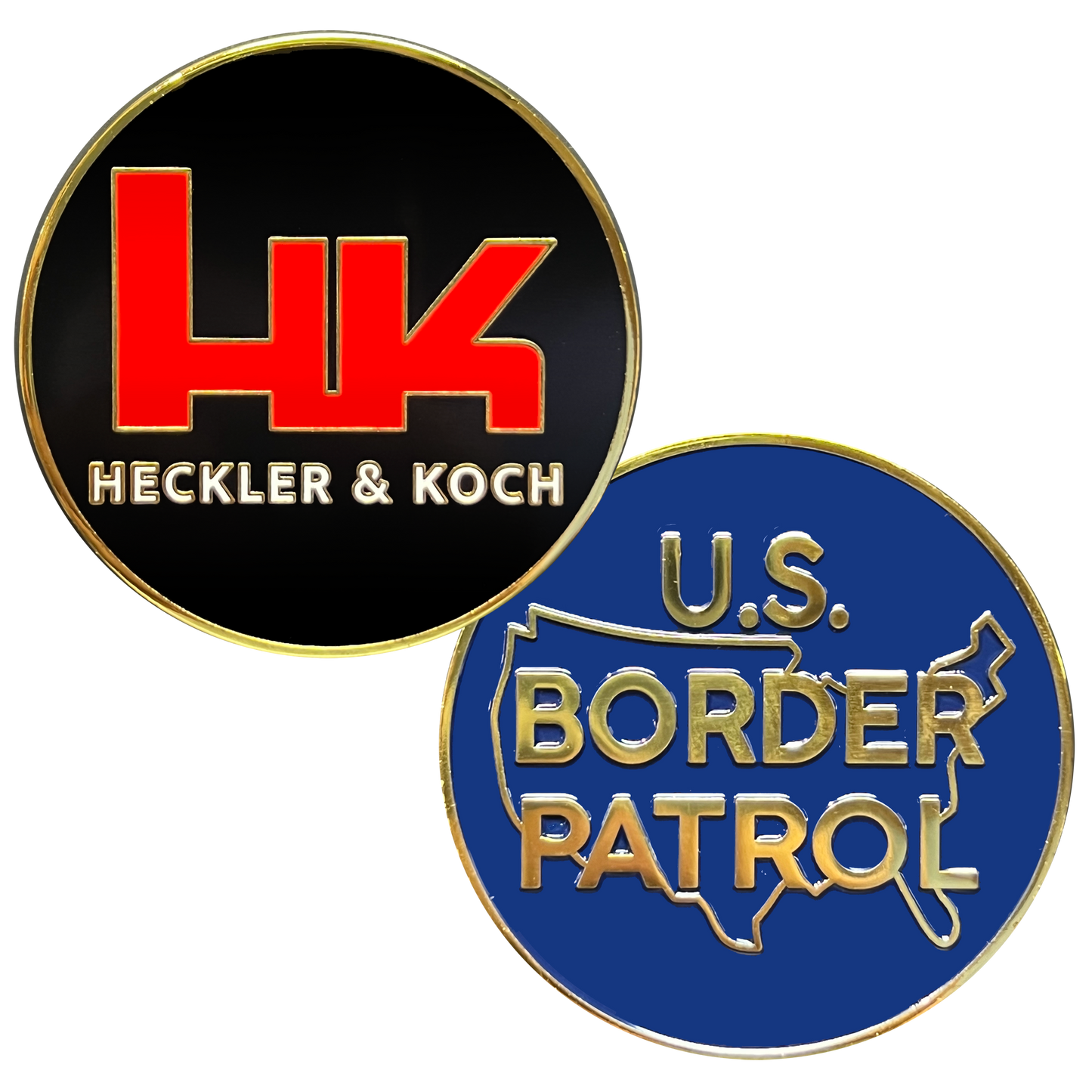 GL1-007 HK Heckler & Koch Border Patrol CBP Challenge Coin