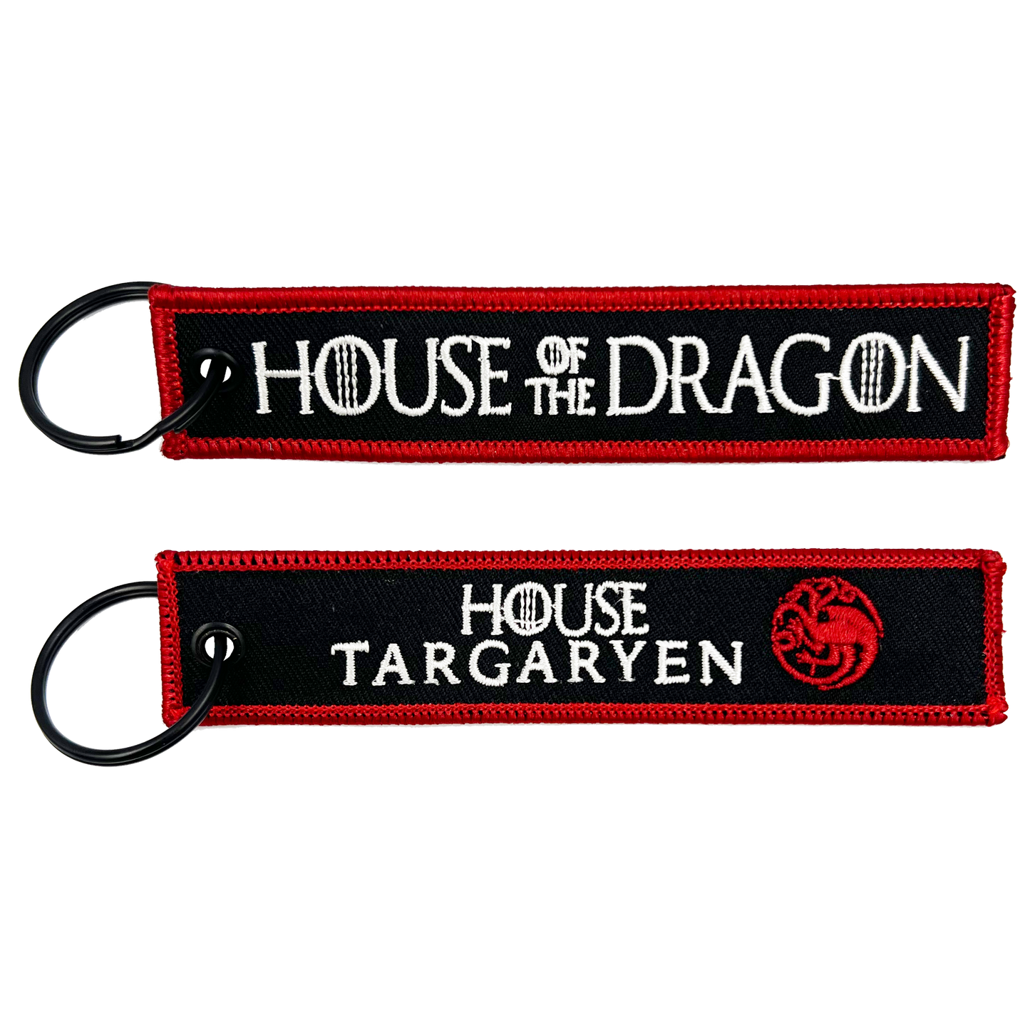 BL15-005 House of the Dragon TARGARYEN GoT Keychain or Luggage Tag or zipper pull