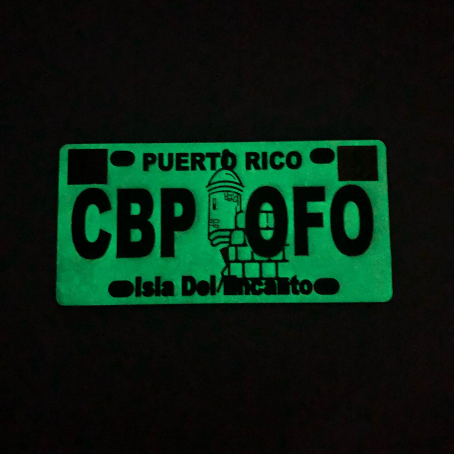 discontinued H-005 Puerto Rico License Plate Challenge Coin san juan CBP Officer Police