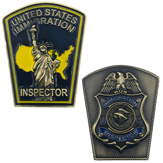 I-006 Immigration Inspector Legacy INS Challenge Coin not CBP, DOJ