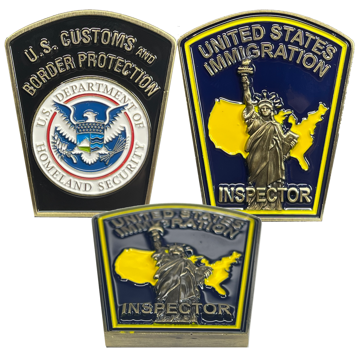 BL13-016 Immigration Inspector Legacy INS Challenge Coin CBP Officer Border Patrol Agent