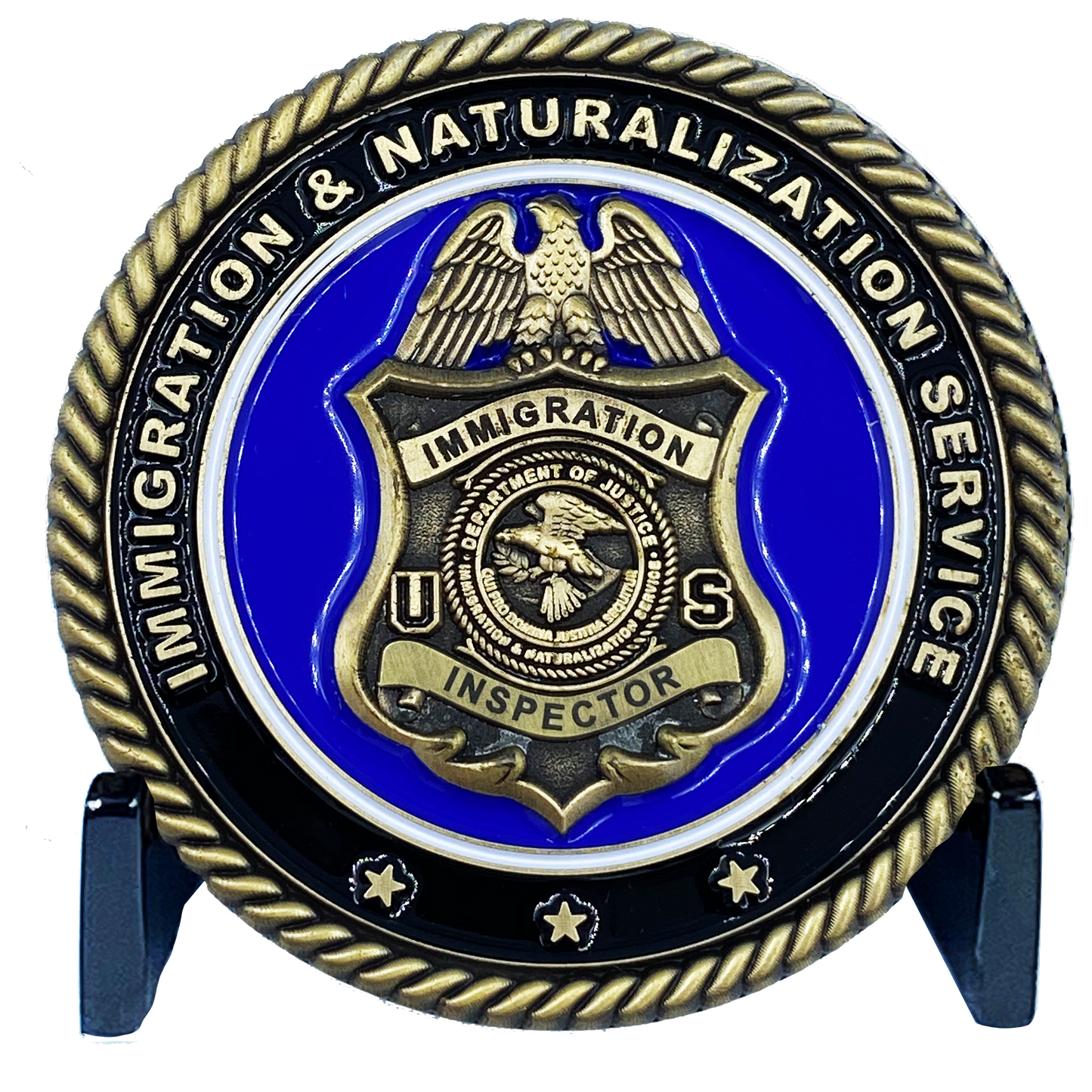 DL2-15 Immigration and Naturalization Service INS & Legacy DOJ Challenge Coin Inspector not CBP