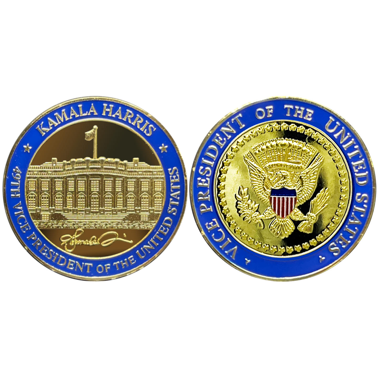 BL15-006 Vice President Kamala Harris White House Challenge Coin